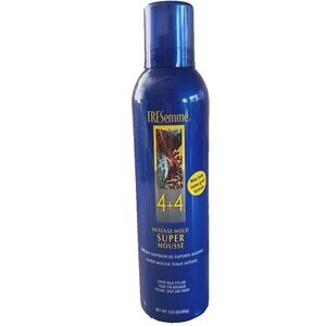 Tresemme 4+4 Super Mousse Intense Hold  13.5oz Max Volume Body Sheen New Vintage